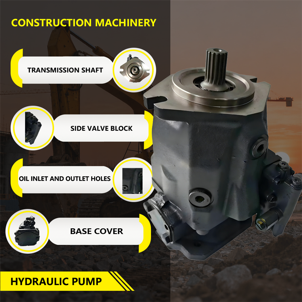 Hydraulic Piston Variable Displacement Pump A10VO60DFR1/52L-VWC62K04 factory